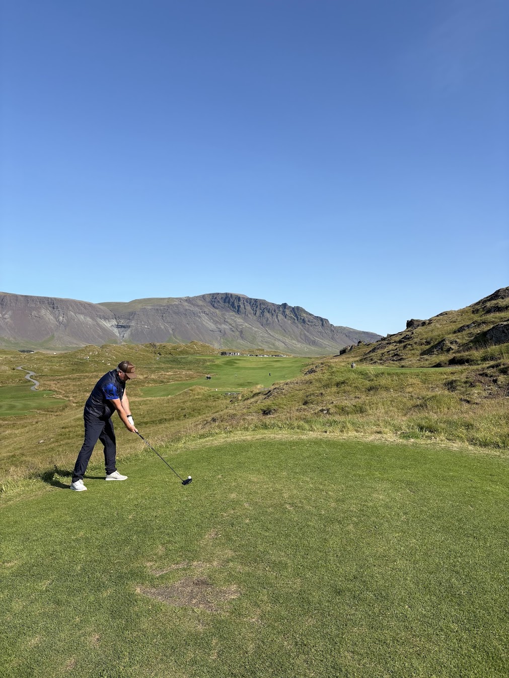 Brautarholt golf course view