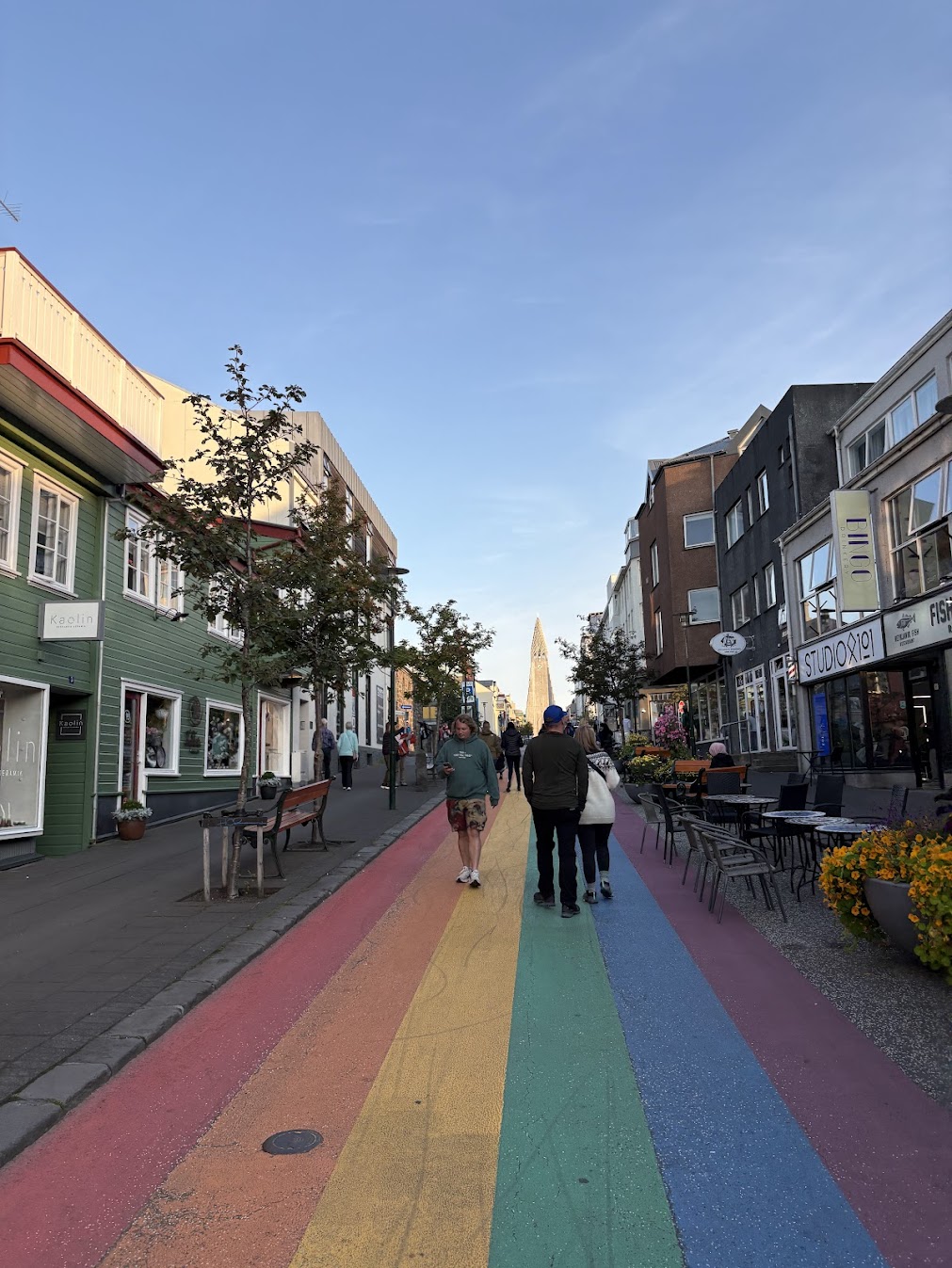Rainbow Road in Reykjavik