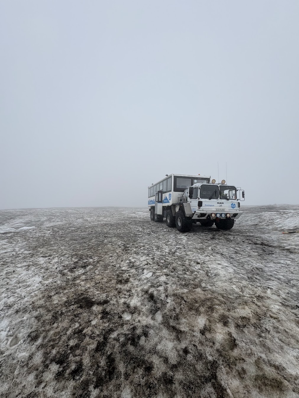 Glacier truck in Iceland